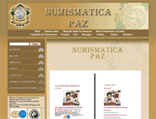 Tablet Screenshot of numismaticapaz.com